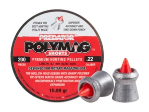JSB Predator Polymag Shorts .22 Cal Pellets 15.75 Grains Pointed, 200ct - Picture 1 of 1