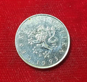 1 Koron Korun Koruna Crowns 1993 Czech Republic - Picture 1 of 2