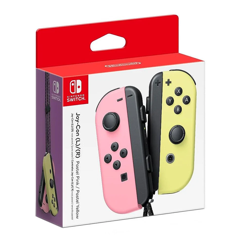 Nintendo Switch Joy-Con Bluetooth Wireless Controllers w/ Screen Cleaning Cloth - Image 1 of 1