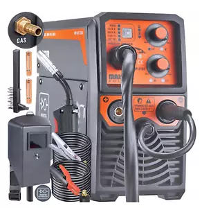 MIG MAG MMA TIG Welder 200A Gas/Gasless Multi-Function Welding Synergy Machine - Picture 1 of 11
