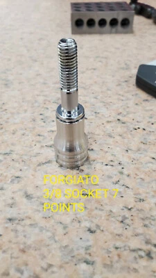 UNIVERSAL 3/8 SOCKET REMOVE FORGIATO WHEEL FRONT NUT SOCKET KEY TOOL MAKE IN USA - Image 1 of 4