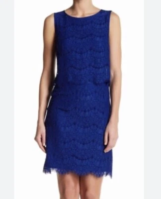 Новый с Ярлыками ANNE KLEIN платье темно-синий без рукавов колена длина Sz 4 оболочка - Изображение 1 из 4