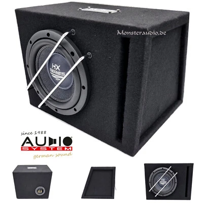 Audio System 300 Watt 20cm High-End Subwoofer Gehäuse Bassreflex HX08 SQ BR - Bild 1 von 4