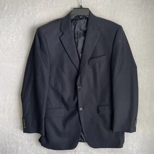 RRL Ralph Ralph Lauren Mens Blazer Jacket Sport Coat Blue 39R Wool Long Sleeve - Picture 1 of 10