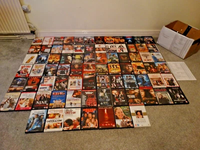 Job Lot of 79 All Certificate 12 DVD`s Films As Seen Boxed - Image 1 of 4