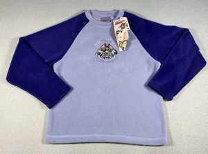 Vintage Y2K Powerpuff Mädchen MEDIUM Fleece bestickt Sweatshirt Cartoon Network - Bild 1 von 8