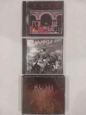 Rush (3 CD Lot) Moving Pictures Presto Chronicles Greatest Hits Progressive Rock - Image 1 of 4
