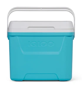 Igloo 28 QT Laguna enfriador de hielo de lados duros, azul aguamarina y blanco - Imagen 1 de 12