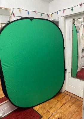 Neewer Chromakey Telón de fondo 61/2' X 5' pantalla verde y azul, colapsar a 25" diaX 11/2" Foto 1 de 4