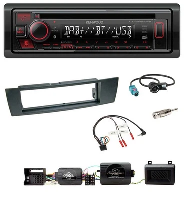 Kenwood Lenkrad CD USB Bluetooth DAB Autoradio für BMW 1er 2004-2013 E87 - Bild 1 von 4