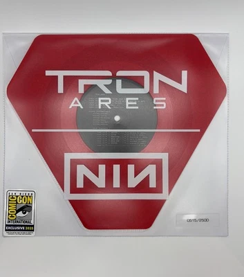 SDCC 2025 Tron Ares NIN Vinyl Record  - Comic Con EXCLUSIVE #0515  of 2500 LE - Image 1 of 2