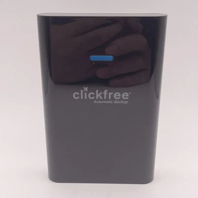 Clickfree C2 500GB  Portable Automatic Backup Hard Drive – Black – Working - Image 1 of 4