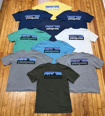 Lot Of 10 Patagonia Shirt Responsibili-tee P6 Logo Size Medium Organic - Image 1 of 3