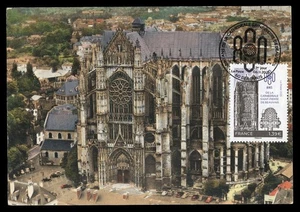 FRANCE 2025 Carte Maximum Card 800 a Cathédrale Saint-Pierre Beauvais cathedral - Bild 1 von 1
