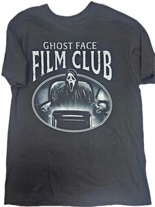 Ghost Face Shirt Mens Medium Horror Movie Scream Graphic Tee Halloween Film Club - Picture 1 of 6