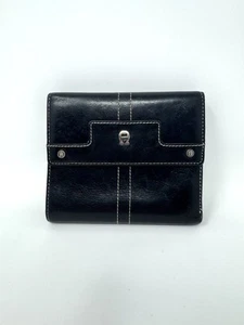 Vintage ETIENNE AIGNER Leder Klapp Geldbörse Etui Druckknopf Kiss Lock - Bild 1 von 17