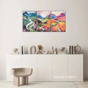 3pcs Snowdonia National Park poster Metal Print Ready to Hang Art - Foto 1 di 7