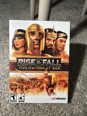 Rise & Fall: Civilizations At War 2006 Midway PC GAME NEW SEALED  - Image 1 of 4