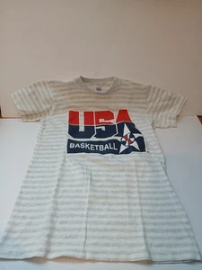 Vintage 90’s 1992 USA Olympic Basketball Dream Team Kids Size Xl 18/20 T-Shirt - Picture 1 of 8