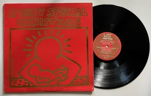 A Very Special Christmas LP A&M (1987) Keith Haring Run-DMC Bon Jovi U2 vg/vg+ - Picture 1 of 5