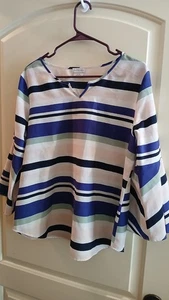 Van Heusen Damen Bluse, groß, gestreift - Bild 1 von 6
