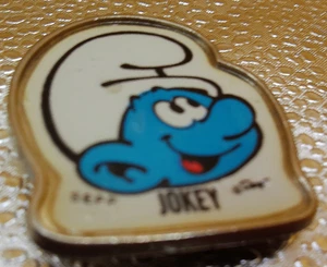 Schlümpfe Peyo Jokey Gürtel Pyramide Schnalle Vintage 80er Jahre Kinder - Bild 1 von 5