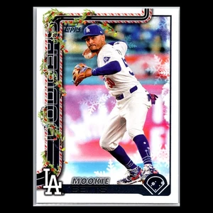 2025 Topps Holiday - #H52 Mookie Betts - Los Angeles Dodgers - Picture 1 of 2
