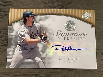 2008 Upper Deck Premiere Signature Premier Bronze Dan Haren automático/25 atletismo Foto 1 de 2