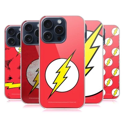 FUNDA TRASERA RÍGIDA OFICIAL CON LOGOTIPO DE FLASH DC COMICS PARA TELÉFONOS APPLE iPHONE Foto 1 de 4
