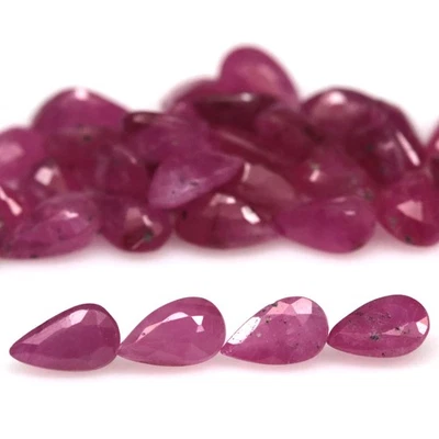 10.49 CT. Heated 34Pcs Pink Ruby Madagascar Pear - Image 1 of 4