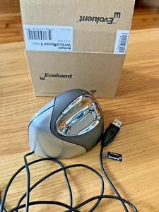 Evoluent VM4R Vertical Mouse 4 Right Hand Ergonomic Wired USB - WORKING - Afbeelding 1 van 3