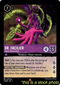 Dr. Facilier - Agent Provocateur The First Chapter[1 - 37/204] Rare Near Mint