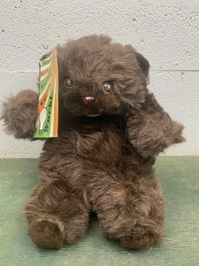 Bolsos de mano de colección raros Talking Wurble Cuddle Wit electrónicos oso pardo probados con etiqueta - Imagen 1 de 8