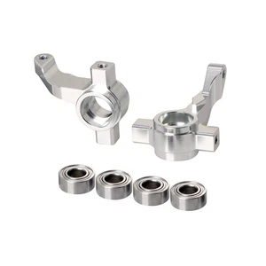 LCX 1/10 RC Truck Car Front Steering Knuckles Upgrades Parts for Tamiya DT-04 - Picture 1 of 8