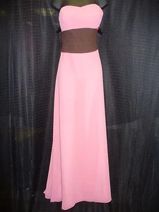 B2 - Coral - Special Occasion Gown Size 12 Hydranya Espresso - Picture 1 of 1
