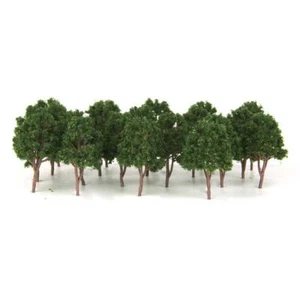 20x Dark Green Model Tree N Scale Train Railway Layout Scenery Diorama 7.5cm - Picture 1 of 12