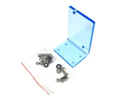 XSPC Acrylic L Stand for Laing DDC - UV Blue - Image 1 of 2