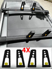 4X UNIVERSAL LOAD STOPPERS + T TRACK  FOR ROOF BARS RACKS ROOF RAIL VAN CAR SUV