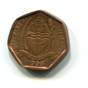 1998 Botswana 5 Thebe Coin (b475-4) - Picture 1 of 2