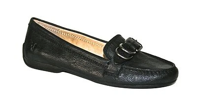 FRYE JANET D RING SCHWARZ OXFORD SCHUHE HALBSCHUHE MOKASSINS GRÖSSE 7,5 M - Bild 1 von 4