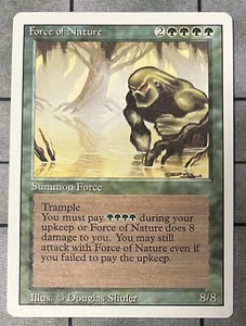 FORCE OF NATURE 3RD Edition MTG Revised Magic the Gathering - Picture 1 of 2