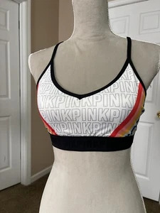 Pink By VS Ultimate lightly lined sports bra size medium - Picture 1 of 5
