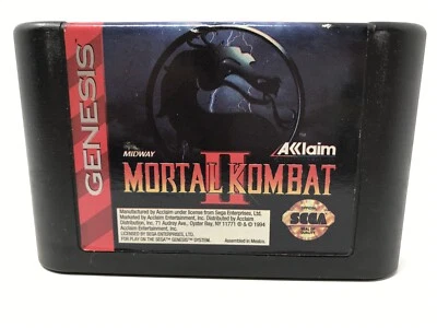Mortal Kombat II 2 - Sega Genesis - Game Cart Only - Image 1 of 3