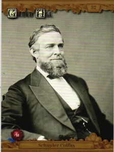 Schuyler Colfax American Journalist Gilded Age Limited Print Card 1 of 500 - Bild 1 von 4
