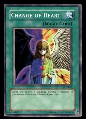 Tarjeta común Yugioh Change Of Heart SDY-032 Foto 1 de 2