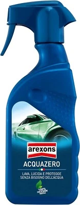 Arexons Acquazero Pulitore Auto a secco lucida protegge senza acqua da 400 ml.