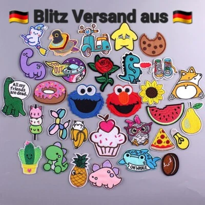 Flicken zum Aufbügeln Bügelflicken Aufbügler Kind Patches Stoff Aufbügelflicken - Bild 1 von 4