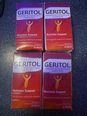 4件装老年醇完整营养支持多种维生素/矿物质 - 每片40片 — 第 1/3 张图片