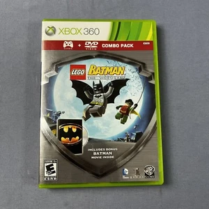 LEGO Batman Das Videospiel + DVD Combo Pack Microsoft Xbox 360 komplett CIB - Bild 1 von 7