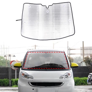 Front Windshield Sunshade UV Block Visor Cover For Smart FORTWO 451 2009-2015 - Picture 1 of 17